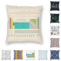 hjk▼▧  Science Chemistry Biology Cushion Cover 40x40cm Print Scientist Teacher Throw for Sofa Car