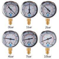 1/4 BSP ด้านล่างเกจวัดความดันสุญญากาศ ..Ine 68มม.-1/+ 10บาร์ &amp; -30-150inhg /Psi