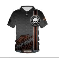 Harley-Davidson Polo 3D POLO shirt Harlay-Davidson Motorcycle Cycles xzx180305 Polo POLO shirt Fremium - Razkacollection  063