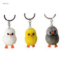 Ducks Keychain Mini Stuffed Ornament with Lanyard Girls Woman 39;s Purse Pendant