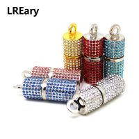 Classic Diamond USB Flash Drive128MB 4GB 8GB 16GB Pendrive 32GB Pen Drive 64GB U Disk Cylinder Crystal Pendant Memory Stick