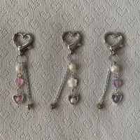 【VV】 Keychains sweet and romantic y2k coquettish cottage key chain