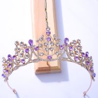 Crystal Rhinestone Tiaras And Crowns Bridal Wedding Hair Accessories Silver Color Gold Women Fashion Head Jewelry Diadems