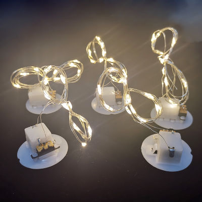 12pcslot LED mini bulb light switch diy led string lights copper wire small lamp Party Wedding Home Garden Lantern Decor