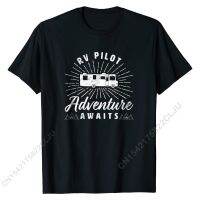 RV Pilot Funny Motorhome RV Travel T-shirt For Men Women Birthday T Shirts For Men Cotton Tees Crazy Company