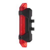 ；。‘【； 1Pc Bicycle LED Tail Light USB Charging Bike Warning Lights Cycling Portable Waterproof Lamp Electric Scooter Taillight