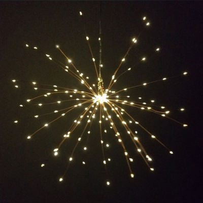 【⊕Good quality⊕】 wangshenghui ไฟราวแบบดาวกระจายสำหรับเทศกาลไฟ Led 200ดวงแบบ Diy สำหรับไฟประดับสวยงามไฟดอกไม้ไฟพวงทองแดงตกแต่งกลางแจ้ง