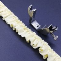 Industrial sewing machine rubber band elastic band flat car presser foot wrinkle pleated lace tool accessories