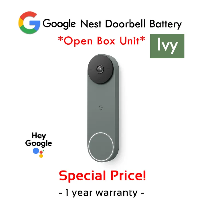 Google Nest Doorbell (Battery) or Google Nest Hello Video Doorbell
