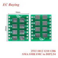 5Pcs SMD To DIP Adapter Converter แผ่น Connector 2512 1812 1210 1206 SMA SMB SMC To DIP 2.54มม. Patch Turn DIP Adapter