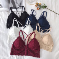 Angle Bra (N240) บราเสื้อทับ สายเดี่ยว ลูกไม้ หลังเว้าเซ็กซี่