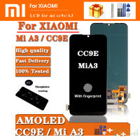 AMOLED อะไหล่หน้าจอสัมผัส LCD CC9E A3 Xiaomi Mi สำหรับ Mi A3 M1906F9SH M1906F9SI ชุดประกอบจอแสดงผล LCD