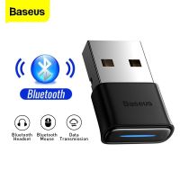 Baseus Bluetooth Adapter USB 5.0 for PC Computer PS4 Mouse Aux Audio Music Receiver Speaker Transmitter