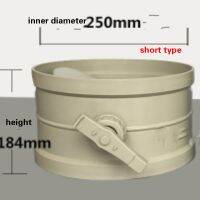 HVAC 250-315Mm Damper วาล์วควบคุมระดับเสียงพีวีซีแบบแมนนวล