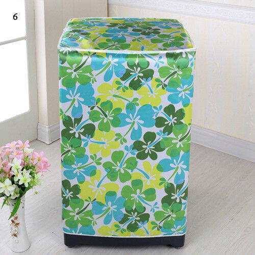 hot-free-durable-dust-cover-storage-supplies-washing-machine-cover-dust-guard-storage-bag-save-space-organizer-โพลีเอสเตอร์-colorful