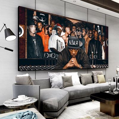 True Legends Of Rap โปสเตอร์ Hip Hop นักร้อง Party Art ภาพวาดผ้าใบ2pac Rapper ผนังภาพพิมพ์ Home Room ตกแต่ง Cuadros ใหม่