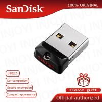 Original SanDisk Super Mini USB Flash Drive 64GB USB 2.0 Cruzer Fit CZ33 Pen Drive 32GB Memory Stick 16GB 8GB 4GB Pendrive