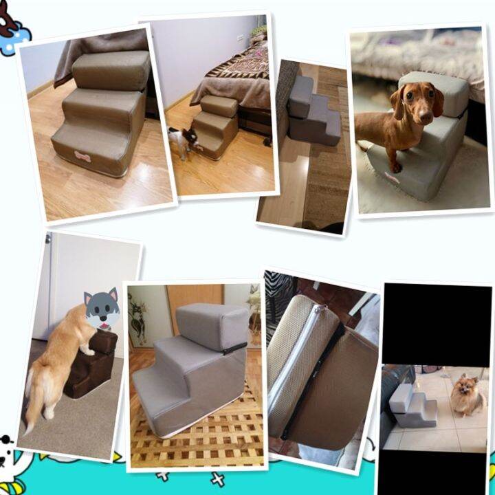 dog-stairs-dog-ladder-3-steps-dog-stairs-for-small-cat-ramp-ladder-anti-slip-removable-dogs-soft-bed-cages-kennels