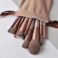 13Pcs Professional Makeup Brush Set Multifunctional EyeShadow Highlighter Foundation Concealer Soft Fur Makeup Brushes Tools