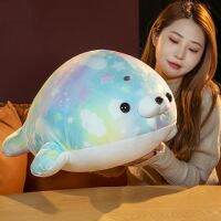 (ร้อน) 5570เซนติเมตร Kawaii ซีลของเล่นตุ๊กตาการ์ตูนยัดไส้นุ่มที่มีสีสัน Sea Lion หมอนน่ารักเบาะนอนของขวัญวันเกิดสำหรับเด็กทารก