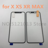 กระจกหน้าจอจอ LCD แบบดั้งเดิมกับ OCA สำหรับ X Xs XR Max หน้าจอสัมผัสชิ้นส่วนซ่อมตัวเปลี่ยนกระจกด้านนอก