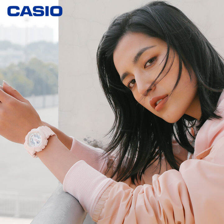 แท้-100-สินค้าพร้อมจัดส่งในประเทศไทย-casio-womens-watch-baby-g-110rg-นาฬิกากีฬาแฟชั่น