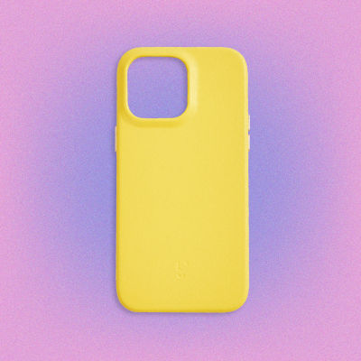 [The Local Collective] MagSafe Leather Phone Case in Yellow