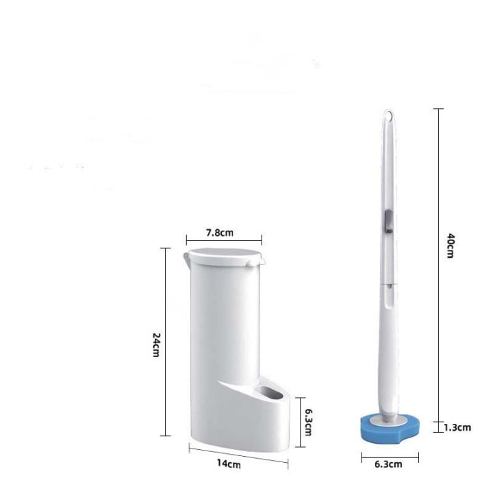 แปรงขัดห้องน้ำ-แบบใช้แล้วทิ้ง-มีน้ำยาล้างห้องน้ำในตัว-แปรงขัดส้วม-ที่ขัดห้องน้ำ-d719