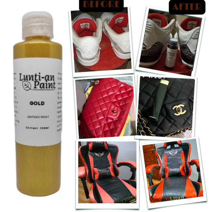 Metallic Gold Leather Paint Midsole Paint Shoe Paint Sneakers Paint DIY