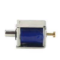 、。；【； DC Mini Push-Pull Electromagnet 12V Solenoid Magnetic Coil Stroke 4Mm Electric Retractable Magnet Small Electromagnet