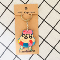 [In stock] ดินสอสี สีขาวขนาดเล็ก พวงกุญแจลายการ์ตูนน่ารักน่ารักด้านเดียว pvc ของประดับกุญแจ