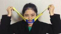 Student artifact V face sleeping surface to double chin bandage lifting sagging plastic law