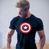 （Ready Stock)? Spot Summer Superman Bodybuilding Sports Training Casual Fitness European And American Training Short Sleeve T-Shirt Mens ZV