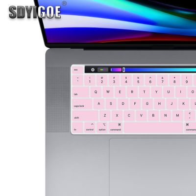 for macbook pro 16 laptop keyboard cover  inch touch bar keyboard Protective film for macbook 16 inch A2141 mac pro color cover Keyboard Accessories