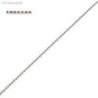 1mm Stainless Steel Ball Chain Silver Color For Jewelry Accessories 2 M