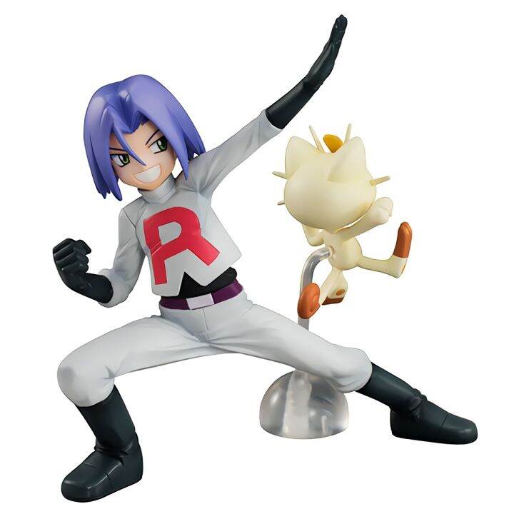 figure-ฟิกเกอร์-จากการ์ตูนเรื่อง-pokemon-g-e-m-series-team-rocket-แก๊งร็อคเก็ต-โปเกมอน-kojiro-amp-nyarth-โคจิโร่-amp-เนียส-james-amp-meowth-เจมส์-ver-anime-ของสะสมหายาก-อนิเมะ-การ์ตูน-มังงะ-คอลเลกชัน-