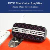 JOYO JA-03แอมป์เครื่องขยายเสียงกีต้าร์ขนาดมินิพกพาที่มีประสิทธิภาพ6เสียงประกอบโลหะและตะกั่วช่องภาษาอังกฤษและซูเปอร์ไดรฟ์และท่ออะคูสติก