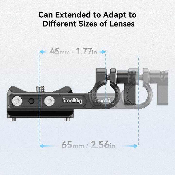 smallrig-ที่ขยายอย่างรวดเร็วแผ่นปล่อยสำหรับ-arca-type-กับ15อุปกรณ์ขันให้แน่นสำหรับการติดตามระบบโฟกัสที่แนบมาโดยตรงบนกล้อง-dslr-3853