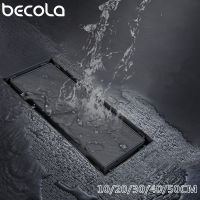 Becola ห้องน้ำที่มองไม่เห็นท่อระบายน้ำชั้น 20-50 ซม.กรองขยะสแควร์ระบายน้ำ Anti-กลิ่นห้องอาบน้ำฝักบัวท่อระบายน้ำกรองอุปกรณ์ครัว-bcco889