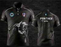 ไทย PANTHER 4114 เสื้อโปโลพิมพ์ 3 มิติสามารถกำหนดชื่อได้ฟรี