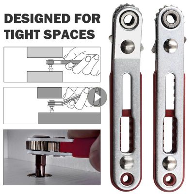 【CW】 Ratchet Wrench 1/4 Screwdriver Hexagon Way Purpose Release Socket Spanner Repairing Tools