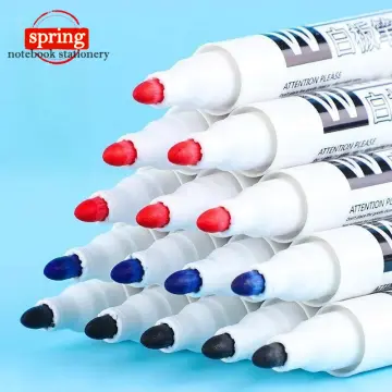 Thinsony 1.5mm Erase Whiteboard Mirror Markers Erasable Low Odor Writing  Makers 