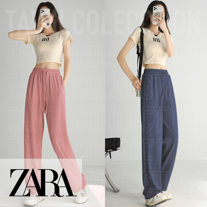 Women's ice silk pants Zaraoem ultrathin nano ice silk rapid cooling