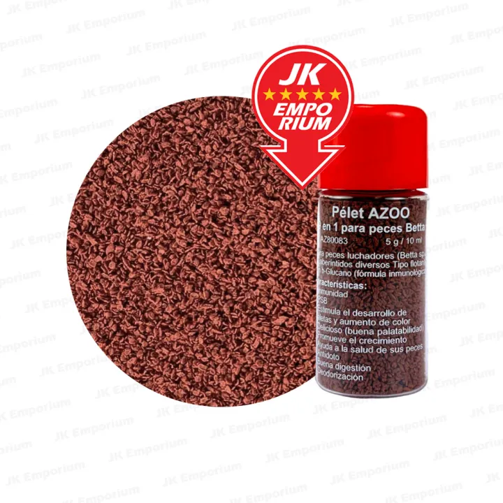 AZOO 9 In 1 Betta Pellet 10ml 5g Immunity Formula Enhance Color Fighter