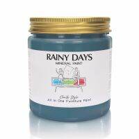 Chalk Paint ,Rainy Days Mineral Paint ( Oratory ) -สีทาเฟอนิเจอร์- สำหรับงาน DIY -วินเทจ-ปกปิดดี ไม่มีกลิ่น ใช้งานง่าย ชนิดทา