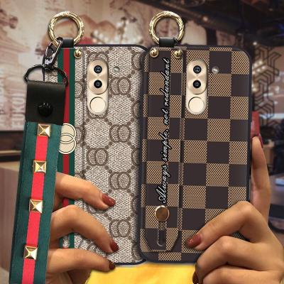 Phone Holder Lanyard Phone Case For Huawei Honor 6X/GR5 2017/Mate 9 Lite armor case waterproof cute Fashion Design Soft