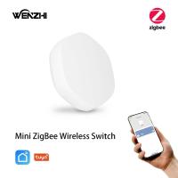 [HOT BEIJMKLHIW 547] ZigBee 3.0ปุ่มควบคุมไร้สายรีโมทคอนโทรล Swtich Bell SOS Tap Home Improvement Automation Wall Panels Tuya Smart Life Smartlife