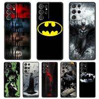 [Hot K] เคสแบทแมนคอสตูมDC Comic สำหรับ Samsung กาแล็คซี่ S21 S22 S20 S10พิเศษ S9 S8 5G สีดำนุ่ม Coque Core Coque Capa