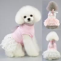 Dog Dress Shiny Star Decoration Puppy Dress Soft Stretchy Cotton Sweet Rabbit Pattern Dog Clothes for Party Dresses