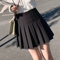 【CW】 Short Skirts School Uniforms Waist A Pleated Skirt With Safety Pants